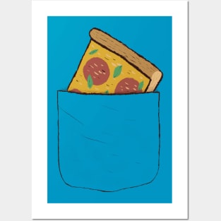 pizza pocket Posters and Art